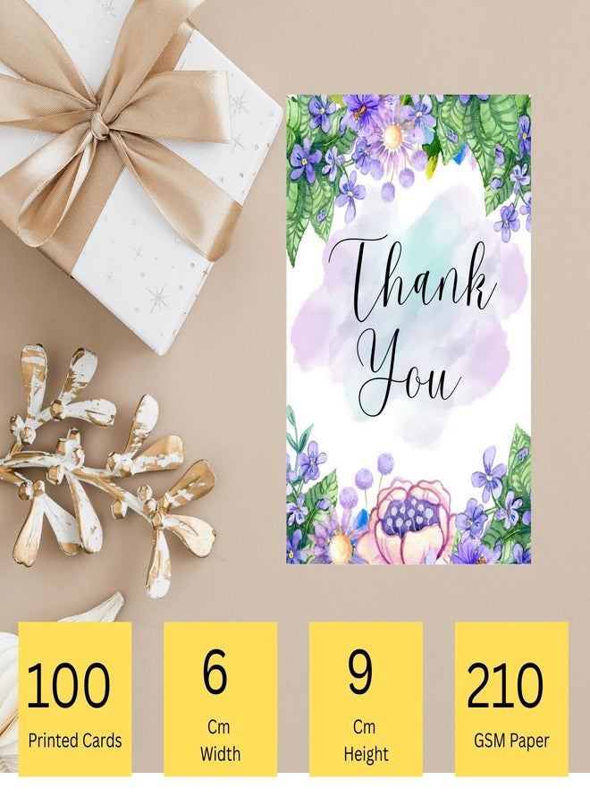 BenignCraft 100 Pieces Multi Occasion Thank You (6 × 9 Cm) Packaging Cards for Gift Shop Small Business E-Commerce, Thanksgiving Labels to Customers Greeting Cards and Tags - Image 2